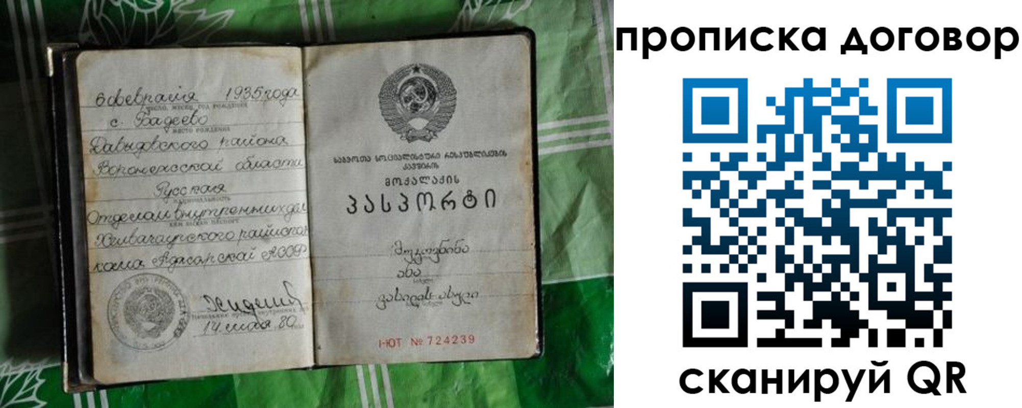 прописка в Заречном
